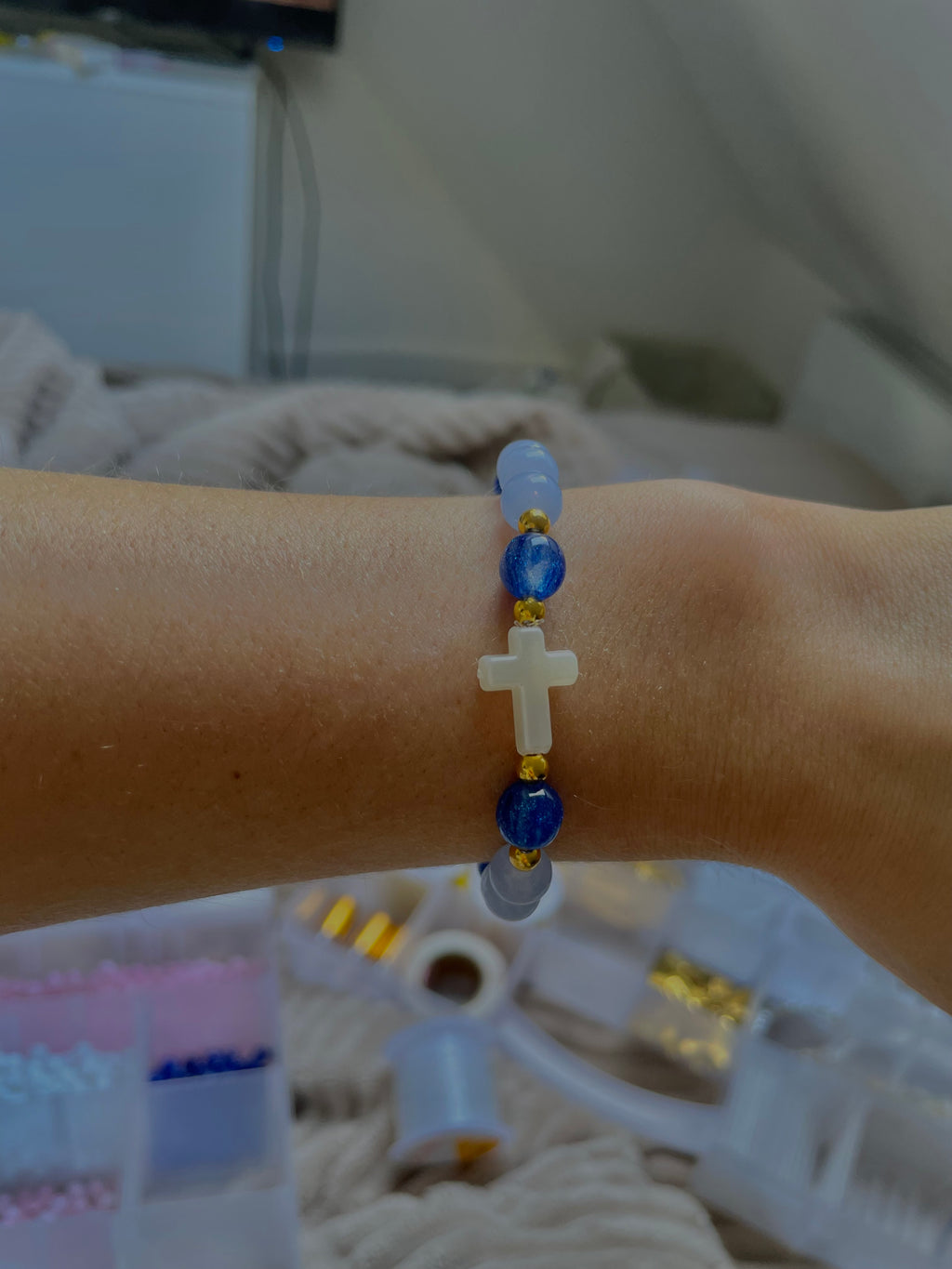 Ocean Glitter Blue