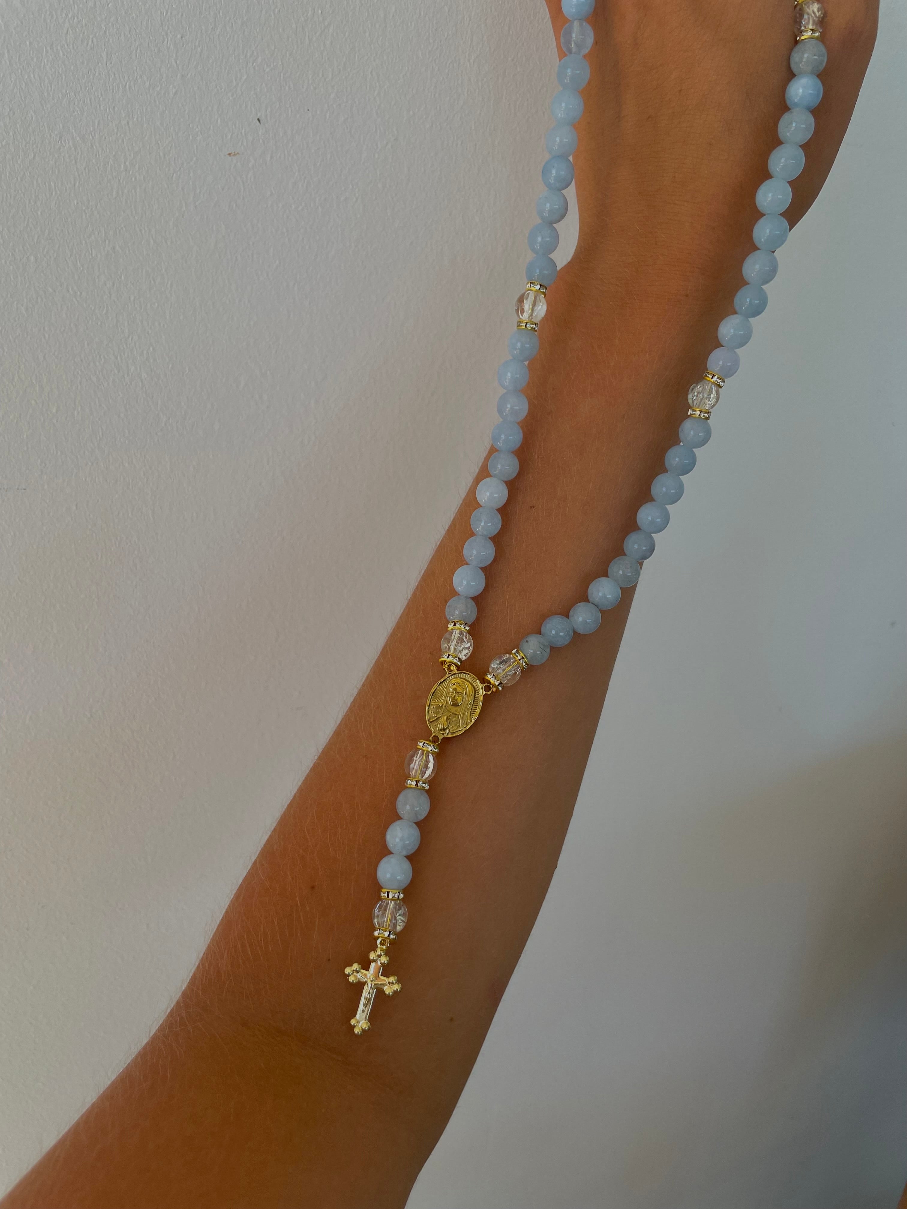 Chapelet bleu ciel