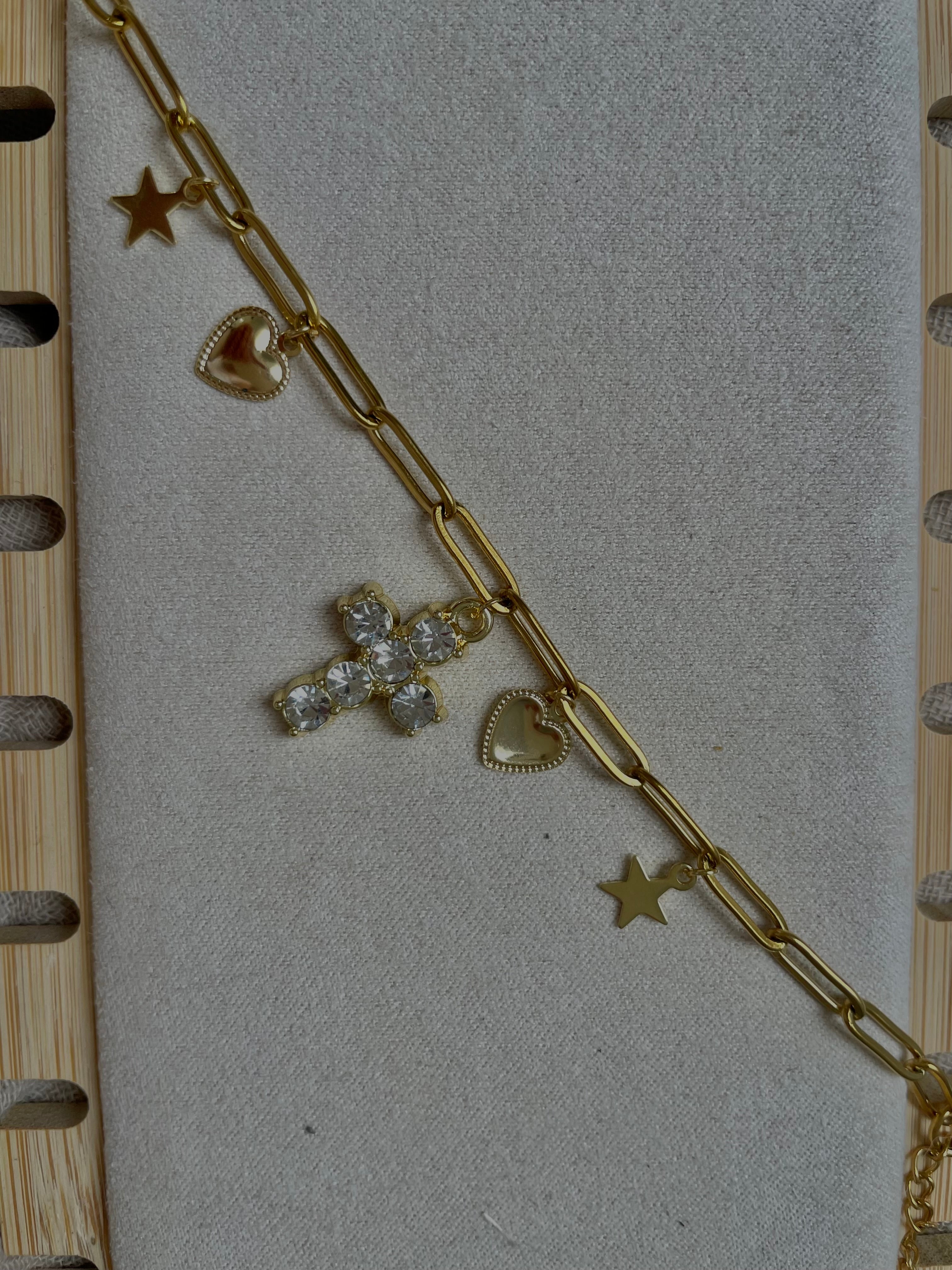 Duo collier / bracelet AMOUR