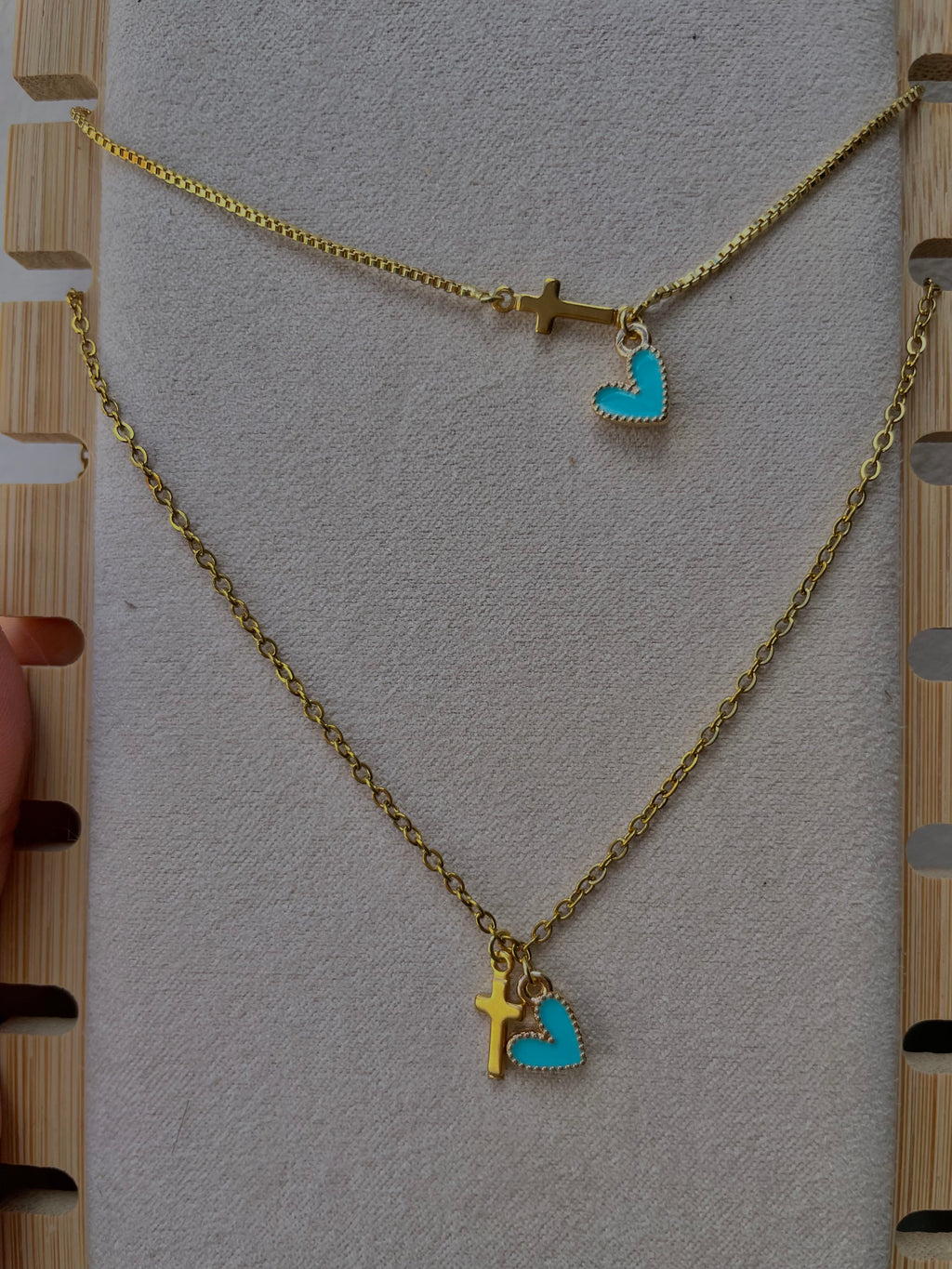 Collier BLUE LOVE