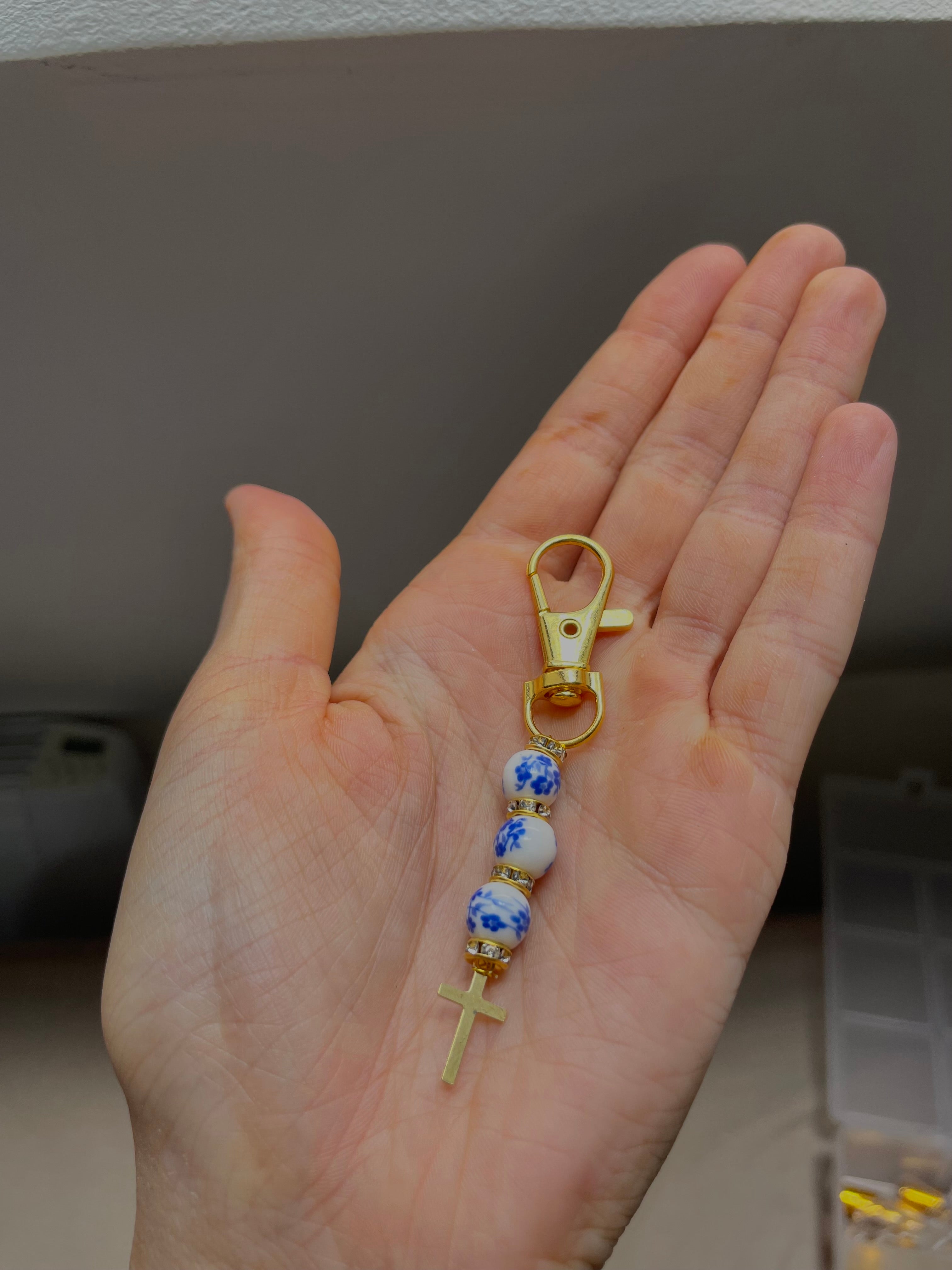 Porte clé fleur